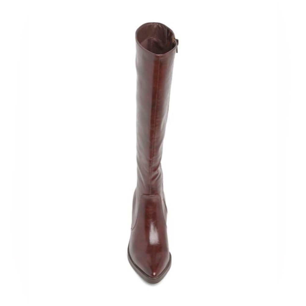 NWT STEVE MADDEN DEXTRA KNEE HIGH BOOTS POINTED TOE IN BROWN SIZE 7 - Picture 3 of 13